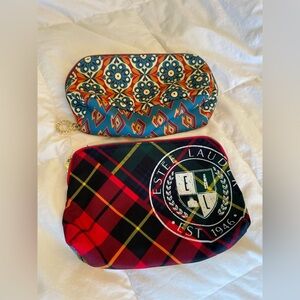 Estee Lauder Makeup Bags Lot of Two New never used